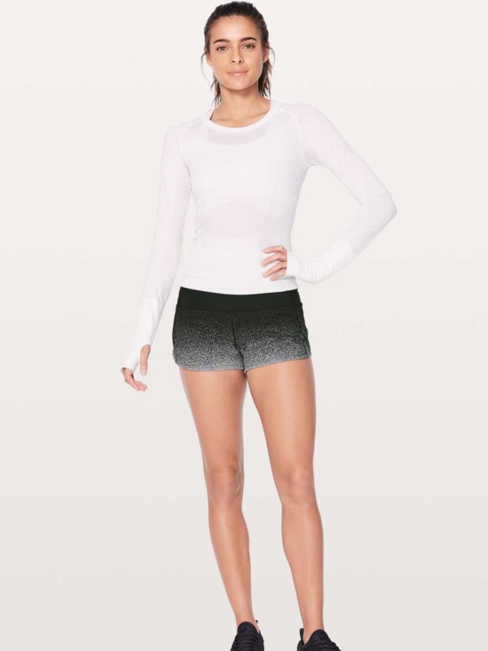 Lululemon Speed Up Shorts 2.5" Ombre Speckle Size 8